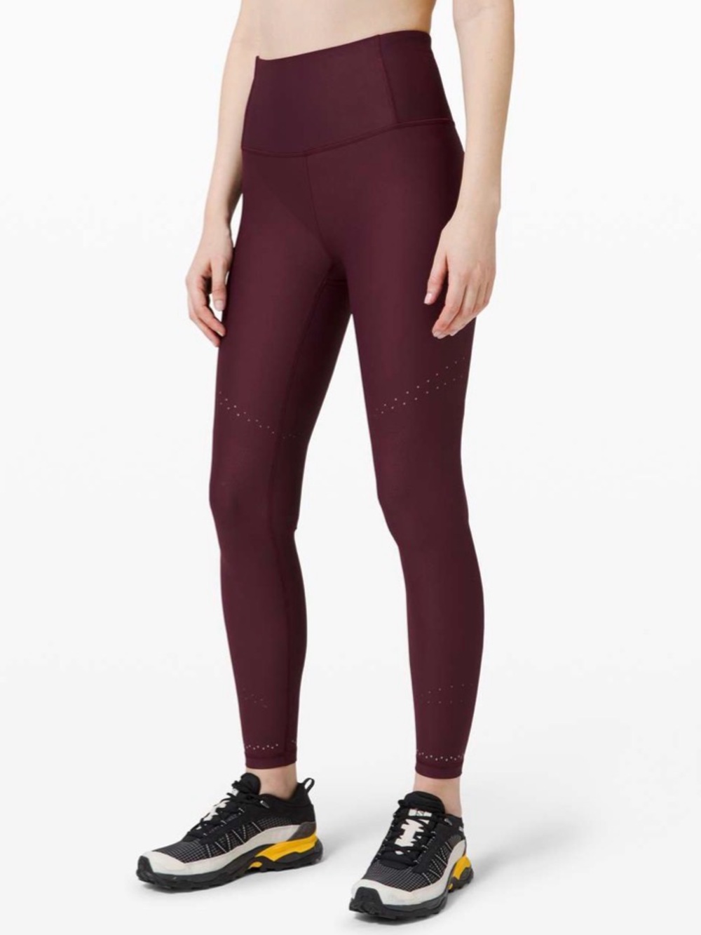 Lululemon Zoned In Tight *27 “Cassis” Burgundy size 8